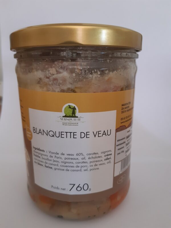 BLANQUETTE DE VEAU (4 parts)