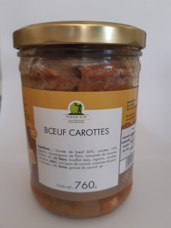 BOEUF CAROTTES (4 parts).