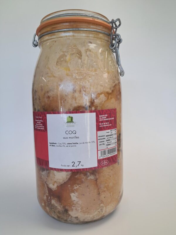 COQ SAUCE MORILLES 3 KG